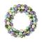Glitzhome® 18" Easter Purple Hue Eggs Wreath